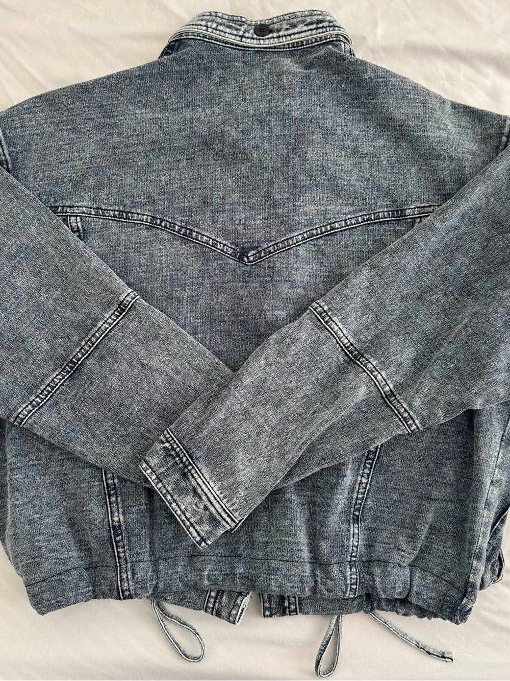 Aleeza Paris Denim Jacket- size XS - Picture 5 of 8